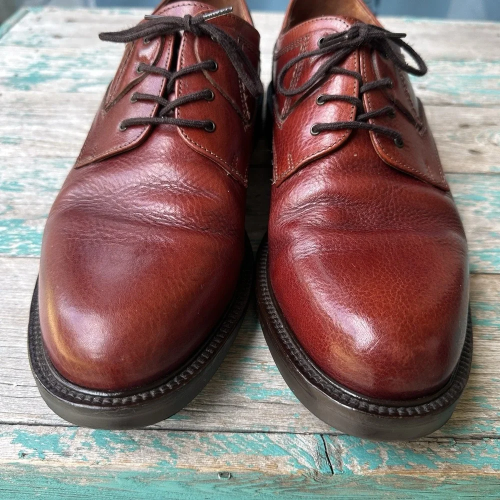 Johnston Murphy Passport Leather Shoes Men's Size 10M Brown Leather Dress Office